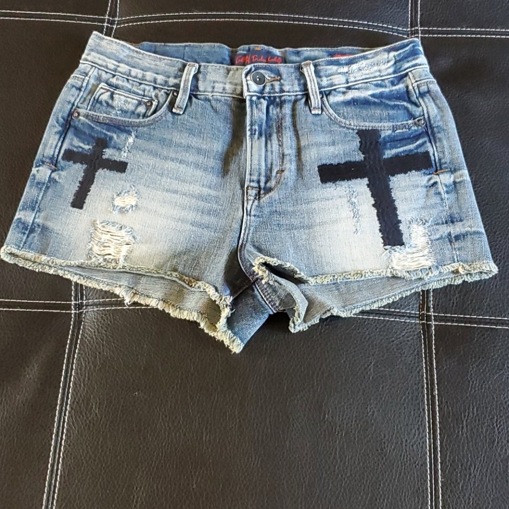 Cult of individuality Rockabilly jean shorts
